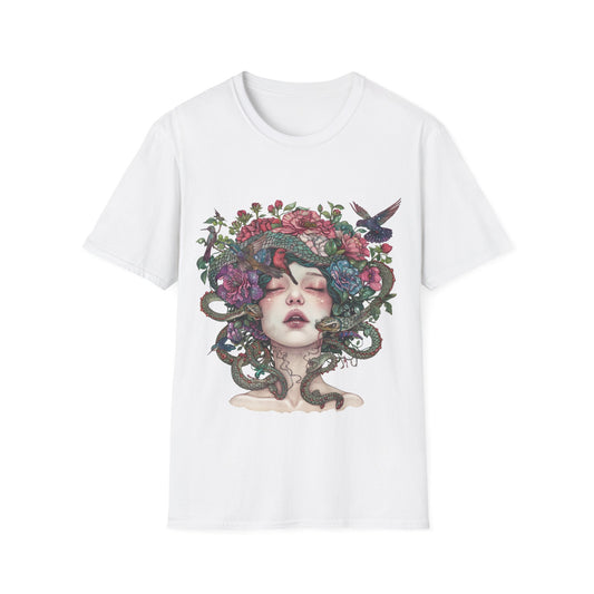 Bohemian Medusa Boho Whimsical Surreal T-Shirt