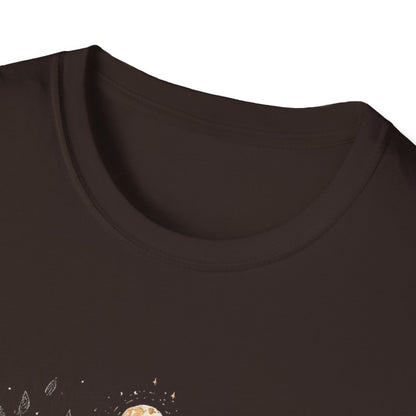 Celestial Moon Floral Woman T-Shirt