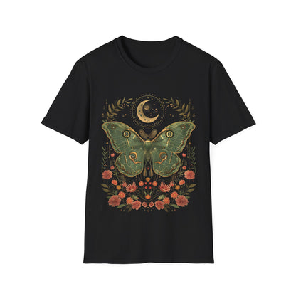 Celestial Butterfly Bohemian Floral T-Shirt
