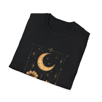 Celestial Moonlit Floral vintage T-Shirt