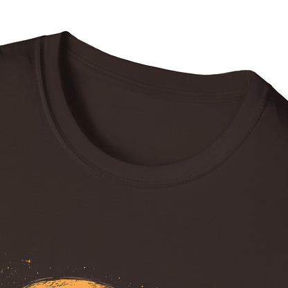 Celestial Moonlit Dreams Half Moon Reflect T-Shirt