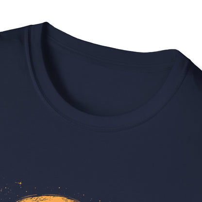 Celestial Moonlit Dreams Half Moon Reflect T-Shirt