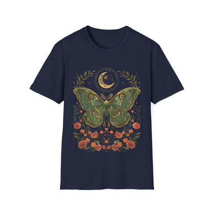 Celestial Butterfly Bohemian Floral T-Shirt