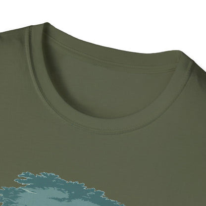 Bigfoot and Alien Campfire T-Shirt