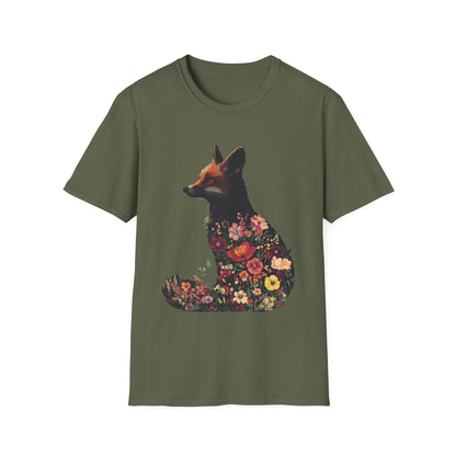 Floral Fox Celestial Cottage T-Shirt