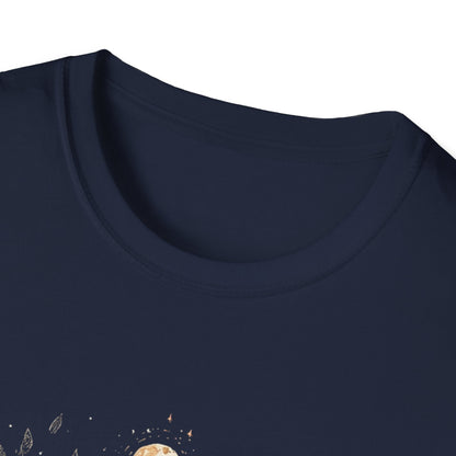 Celestial Moon Floral Woman T-Shirt