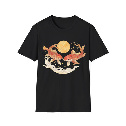 Harmony Japanese Koi Fish Celestial T-Shirt
