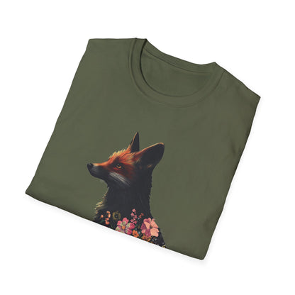 Floral Fox Celestial Cottage T-Shirt