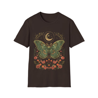 Celestial Butterfly Bohemian Floral T-Shirt